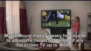pull down over the fireplace tv mount