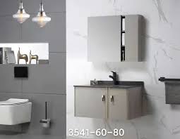 Wash Basin Cabinet Set With Mirror