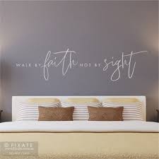 Verse Wall Decal Quote Above Bed