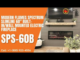 Wall Mounted Electric Fireplace Sps 60b