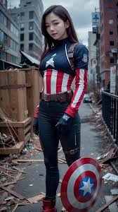 captain america by aipictorial from
