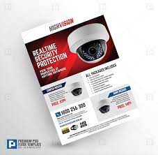 home and office cctv camera flyer