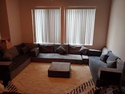 Floor Cushions Linen Floor Sofa Set