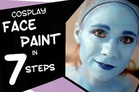 tutorial apply face paint for costumes