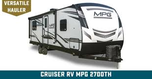 is the cruiser rv 2700th travel trailer