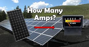 How Many Amps Do Solar Panels Produce