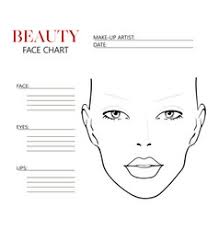 Face Chart Makeup Vector Images Over 110