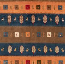 gabbeh persian rug multicolor 284 x 204 cm