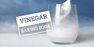 why do vinegar baking soda react
