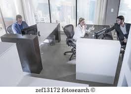 Gente, trabajando, moderno, oficina Foto | rhf001504 | Fotosearch
