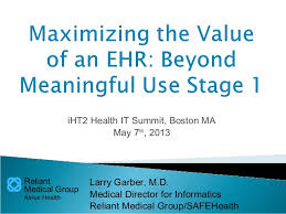Iht2 Health It Summit Boston 2013 Larry Garber Medical