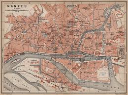 This map was created by a user. Nantes Antique Town City Plan De La Ville Loire Atlantique Carte 1905 Old Map Ebay