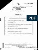 Caie past papers for cambridge o level, cambridge int'l as and a. Csec Geography Paper 02 May 2011