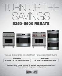 Welcome to the bray & scarff appliance & kitchen specialists website! Universal Turns Up The Heat With Wolf S Turn Up The Savings Rebates Get Up To 500 Rebate On Select Ranges Wall Ovens Universal Appliance And Kitchen Center