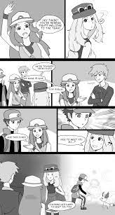 Pokemon ash and serena comic