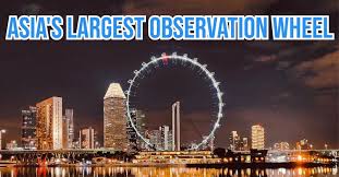 singapore flyer observation wheel with