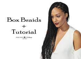 cute box braid hairstyles how to make