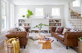 18 living room ideas with brown couches