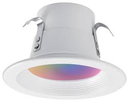 The professional option would be to replace the entire recessed light housing with one that is air tight. Wi Fi Smart 4 Led Multicolor Changing Rgb Tunable Retrofit Recessed Light Gu10 Modern Recessed Trims By Globe Electric Houzz