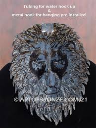 Lion Head Wall Fountain Art Of Bronze