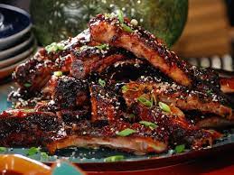 asian e rubbed ribs with pineapple