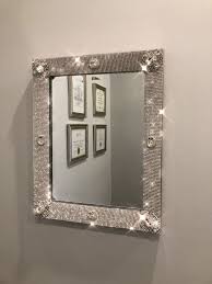 Rhinestone Mirror Mirror Frame Diy