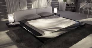 Gloss Japanese Style Platform Bed