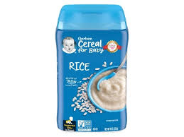 gerber rice cereal nestlé baby me