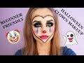sad clown halloween makeup tutorial