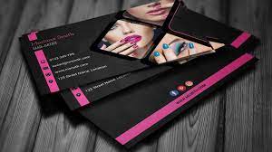 nail salon business card ideas