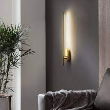 Metal Sconce Lighting Contemporary Gold