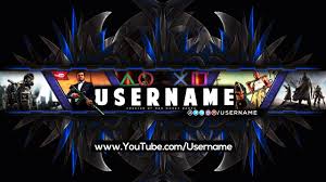 Pro Youtube Gaming Channel Banner Template Floral
