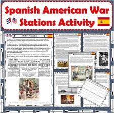 Spanish American War Activities Worksheets Teachers Pay