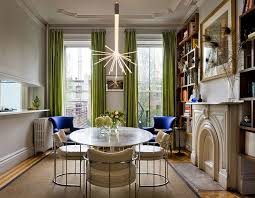 green to create a fabulous dining room