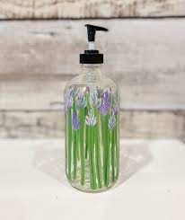 Glass Soap Dispenser Bottle Hand