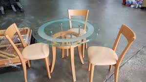 Dining Table Set With 3 Chairs