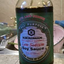 kikkoman less sodium soy sauce