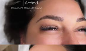 arched permanent make up studio by
