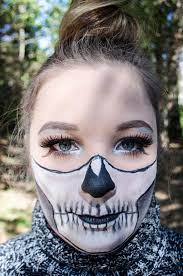 halloween skull makeup tutorial the edge