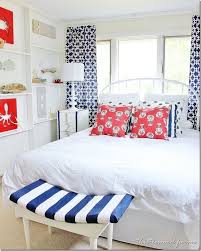 stunning red white blue bedroom ideas