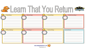 Learn_that_you_return_training_schedule_with_copyr Simply