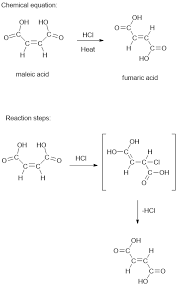 Fumaric Acid Using Structural Formulas