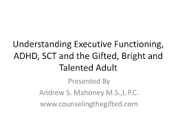 executive functioning adhd sct