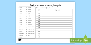 A superb range of free printable maths worksheets ks2, covering all aspects of the maths that your child needs to know. Writing French Numbers Worksheet Foreign Language Twinkl