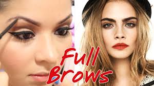 cara delevingne eyebrow tutorial full