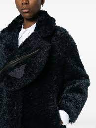 Faux Fur Teddy Coat By Emporio Armani