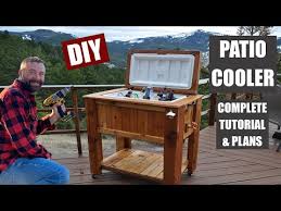 How To Make A Patio Cooler Ice Chest
