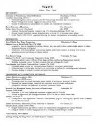 Microsoft resume templates give you the edge you need to land the perfect job. Preparing Effective Resumes Career Services University Of Pennsylvania