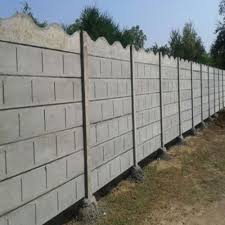 Cement Block Compound Wall At Rs 80