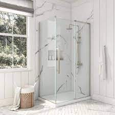 Fixed Frameless Return Shower Door